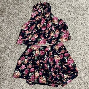 Pink Owl Apparel Size Small Floral Shorts/top. BUNDLE Deal available.
